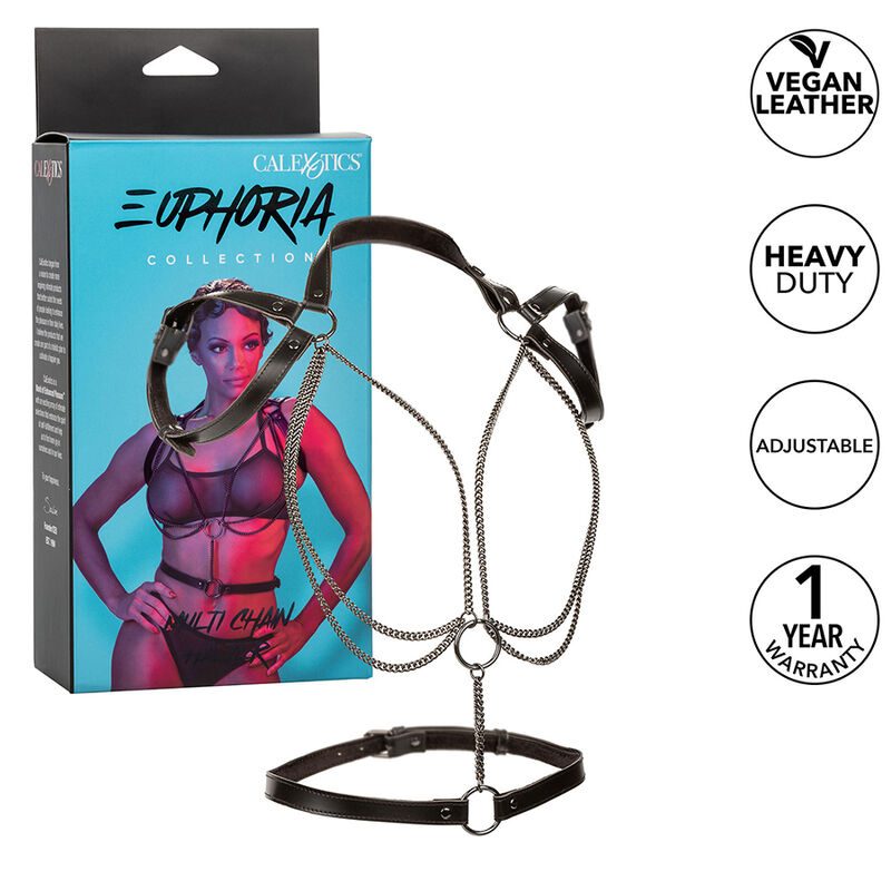 Calexotics - Euphoria Premium Multi-Chain Halt Stijl Harnas - afbeelding 2