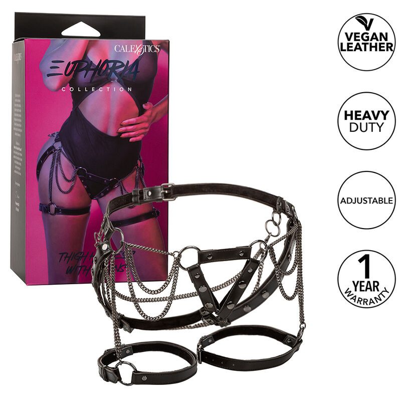 Calexotics - Euphoria Premium Ketting Dijbeenharnas - afbeelding 2