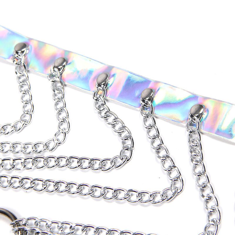 Subblime - 953737 Borstharness Met Ringen En Kettingen Zilver One Size - afbeelding 5