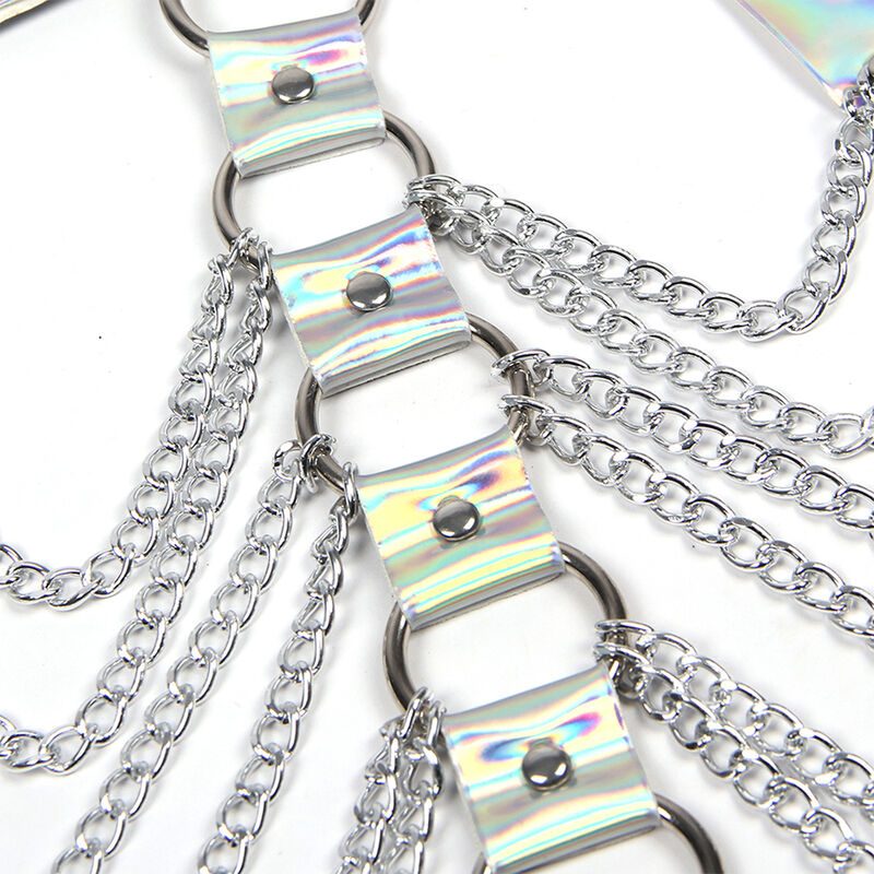 Subblime - 953737 Borstharness Met Ringen En Kettingen Zilver One Size - afbeelding 8