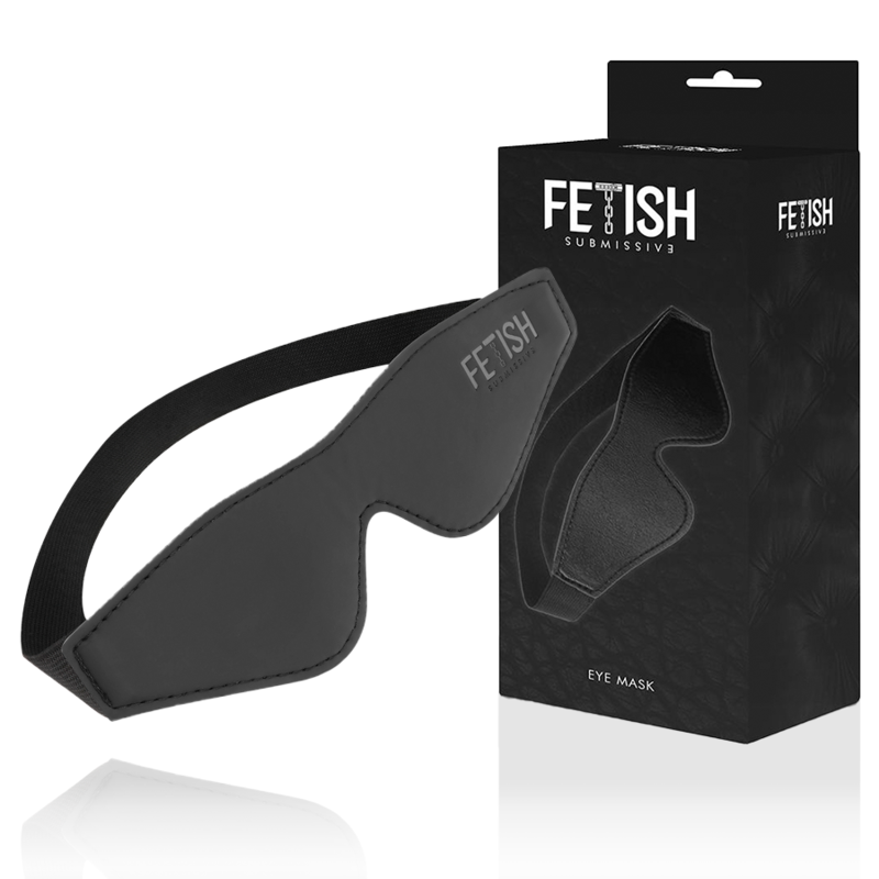 Fetish Submissive - Vegan Lederen Masker Met Nopreen Voering - afbeelding 5
