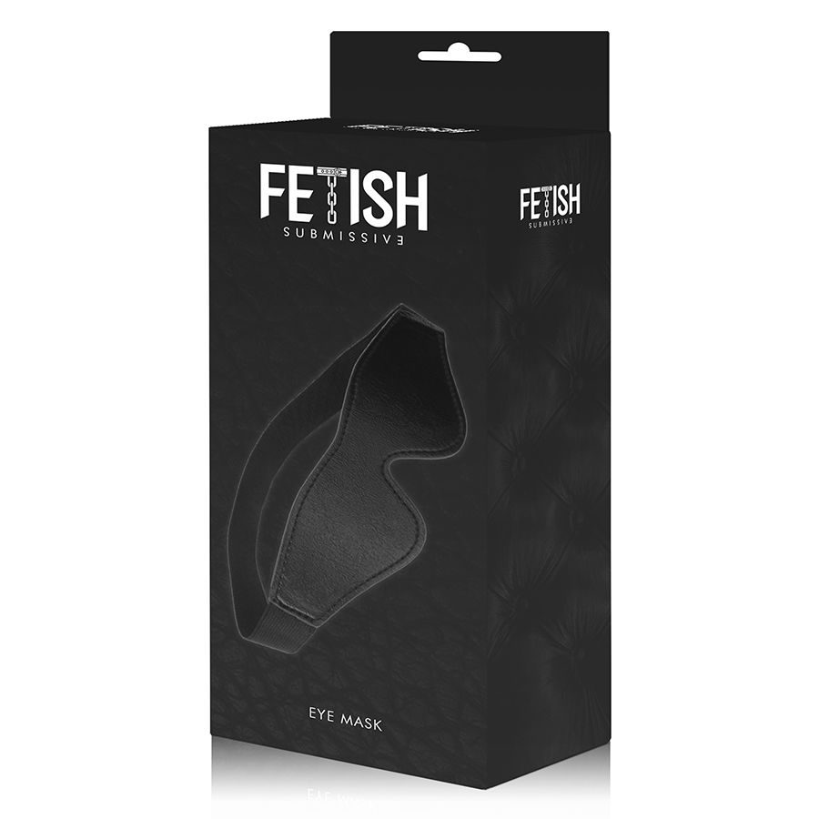 Fetish Submissive - Vegan Lederen Masker Met Nopreen Voering - afbeelding 6