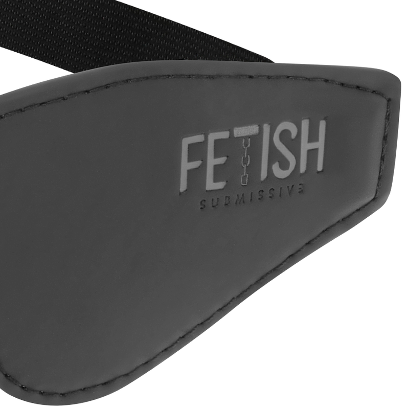 Fetish Submissive - Vegan Lederen Masker Met Nopreen Voering - afbeelding 4