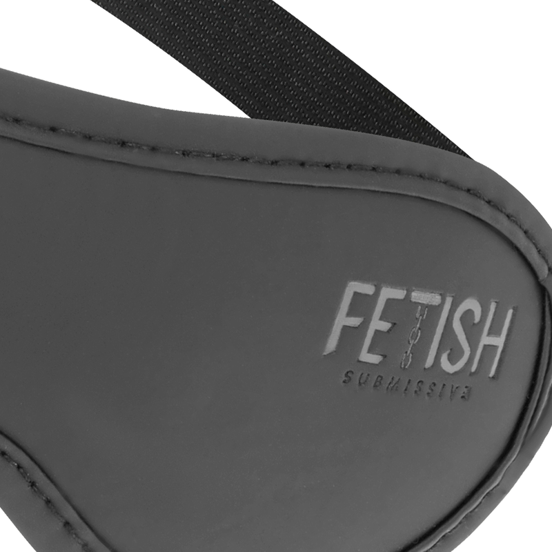 Fetish Submissive - Vegan Lederen Masker Ii Met Nopreen Voering - afbeelding 4