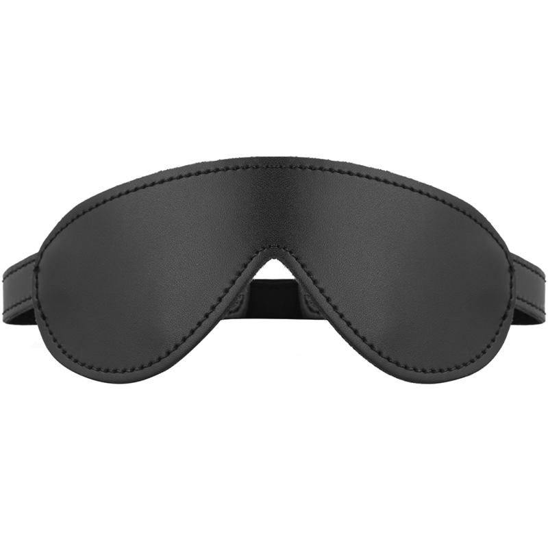 Intense - Fetish Vegan Lederen Masker - afbeelding 2