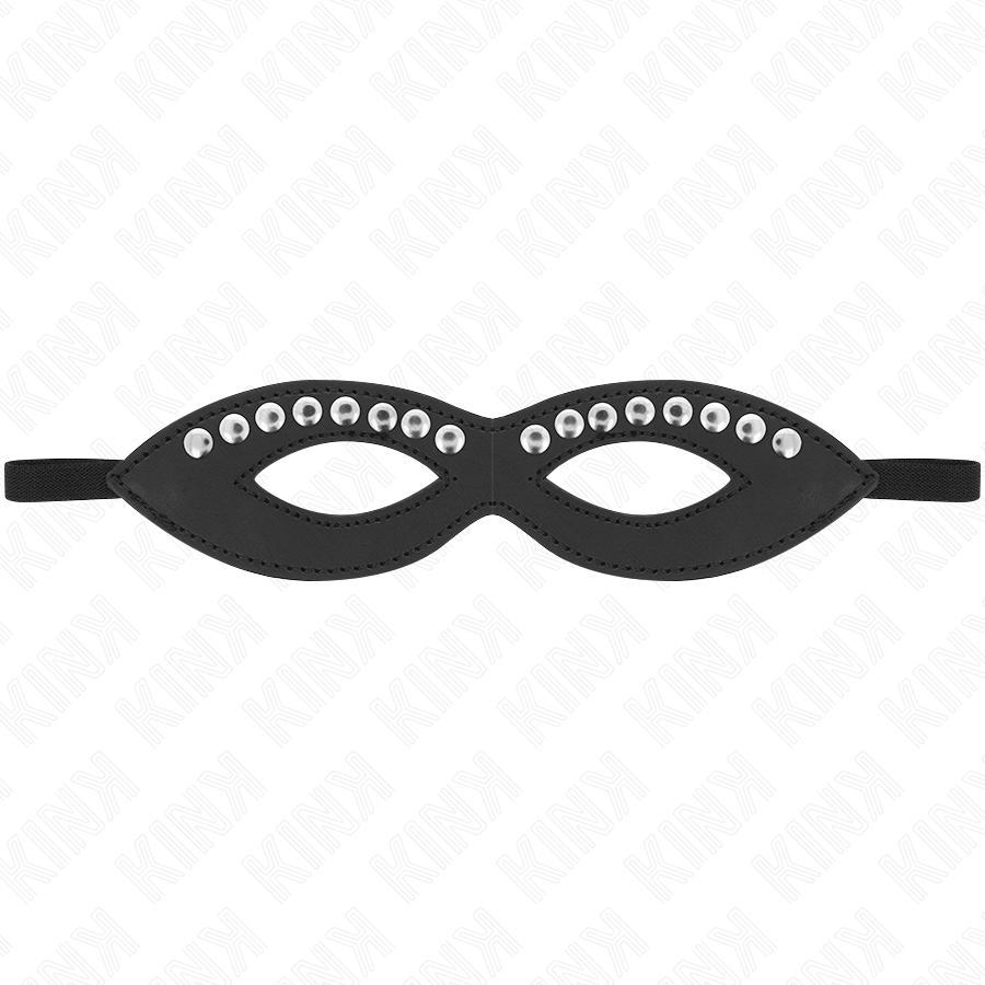 KINK - OOGMASKER MET MINI-KLINKNAGELS MODEL 1 20,5 x 5,5 CM - afbeelding 2