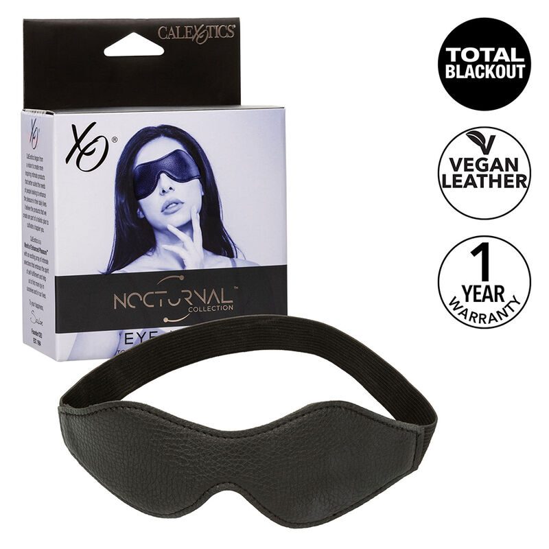 Calexotics - Zwart Lederen Nachtmasker - afbeelding 2