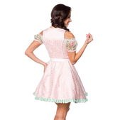 Mini dirndl inclusief kanten blouse roze