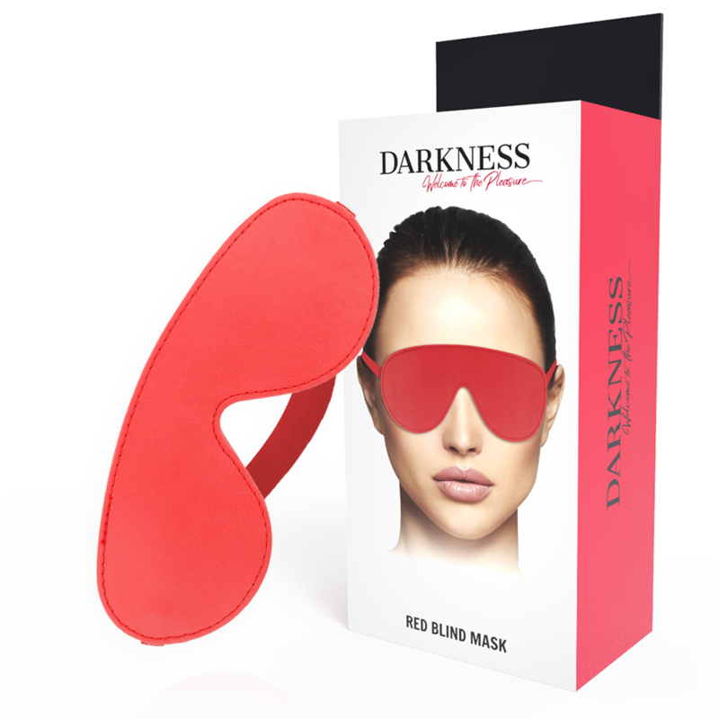 Darkness - Hoogwaardig Rood Ogenmasker