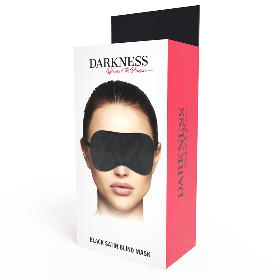 Darkness - Basis Zwart Ogenmasker - afbeelding 4
