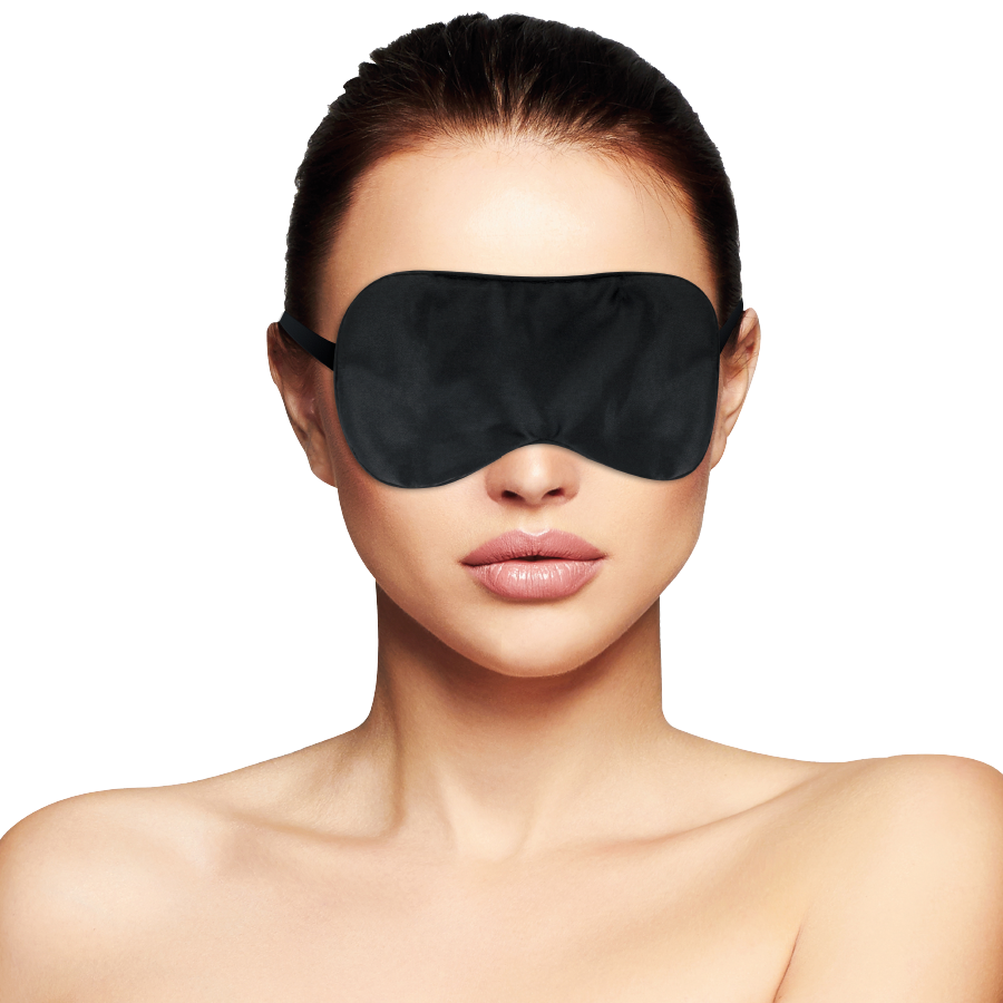 Darkness - Basis Zwart Ogenmasker - afbeelding 2