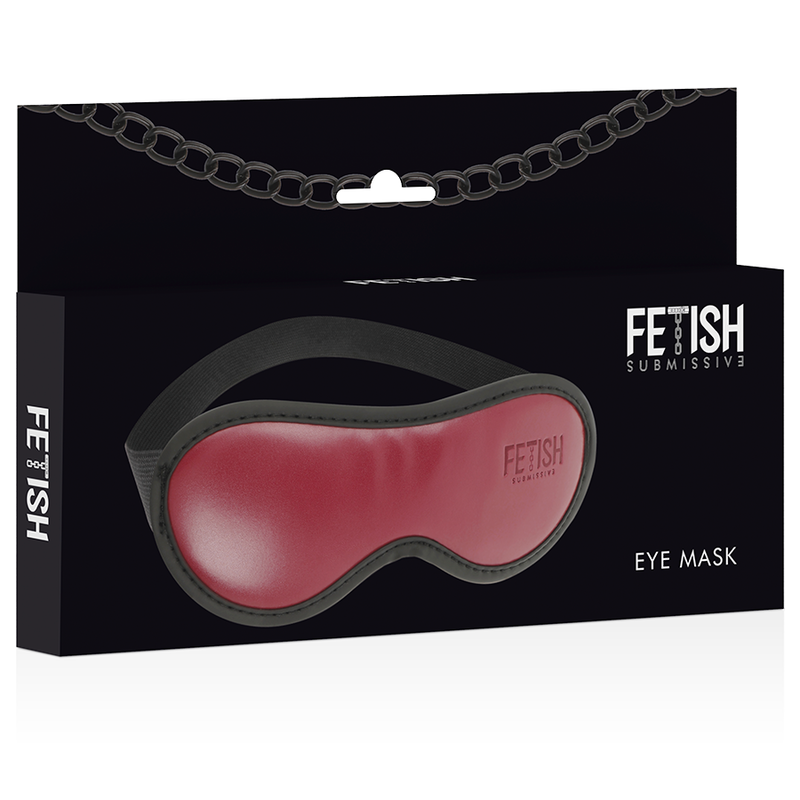 Fetish Submissive Dark Room - Vegan Lederen Masker Met Neopreen Voering - afbeelding 4