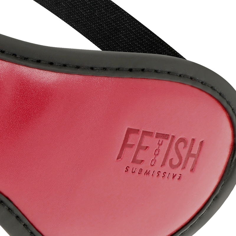 Fetish Submissive Dark Room - Vegan Lederen Masker Met Neopreen Voering - afbeelding 3
