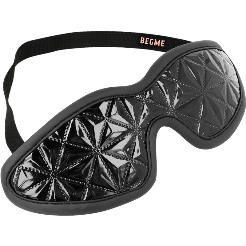 Begme - Black Edition Elastisch Oogmasker Met Neopreen Voering