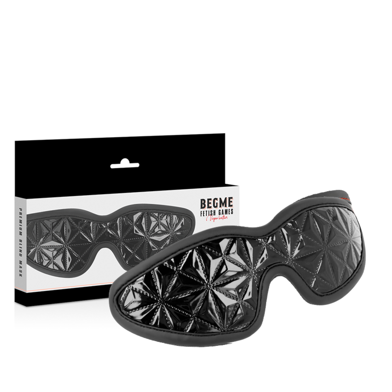 Begme - Black Edition Elastisch Oogmasker Met Neopreen Voering - afbeelding 2