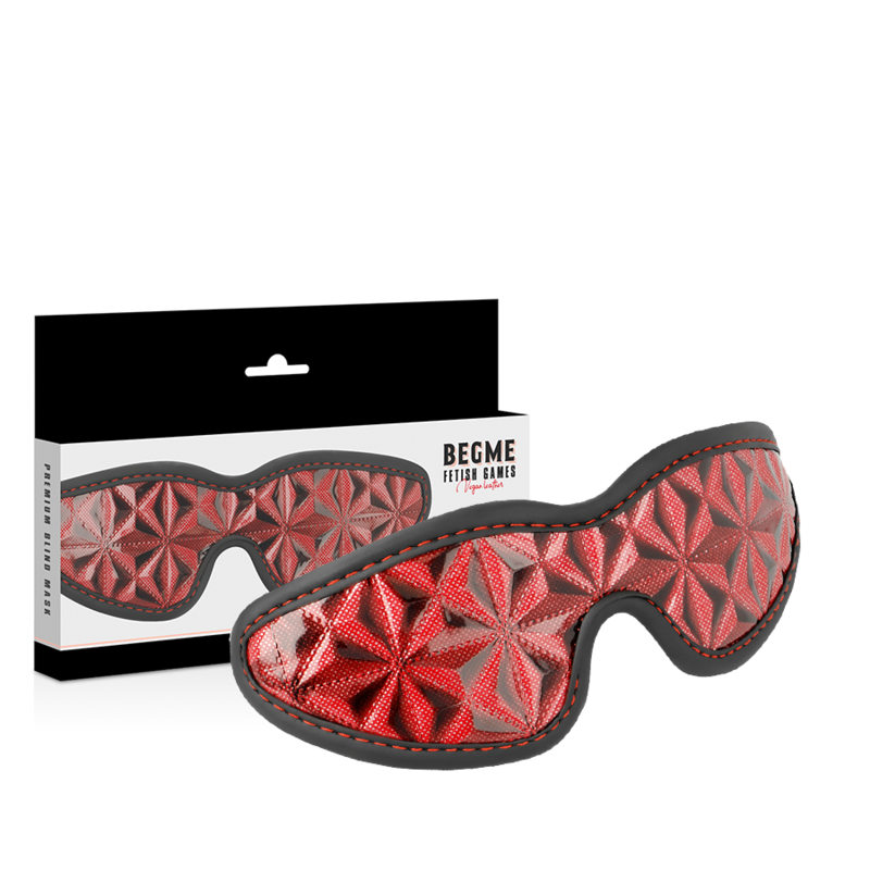 Begme - Red Edition Elastisch Oogmasker Met Neopreen Voering - afbeelding 2