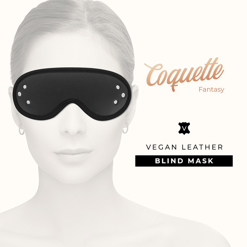 Coquette Chic Desire - Fantasy Vegan Lederen Oogmasker Met Neopreen Voering - afbeelding 2