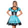 Premium dirndl met blouse blauw/zwart