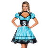 Premium dirndl met blouse blauw/zwart Premium dirndl met blouse blauw/zwart