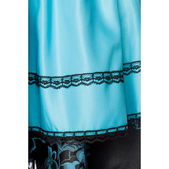 Premium dirndl met blouse blauw/zwart