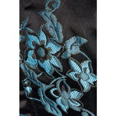 Premium dirndl met blouse blauw/zwart