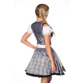 Premium dirndl met blouse zwart/wit