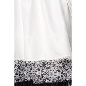 Premium dirndl met blouse zwart/wit