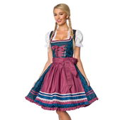 Premium Dirndl navy/bordeaux