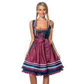 Premium Dirndl navy/bordeaux