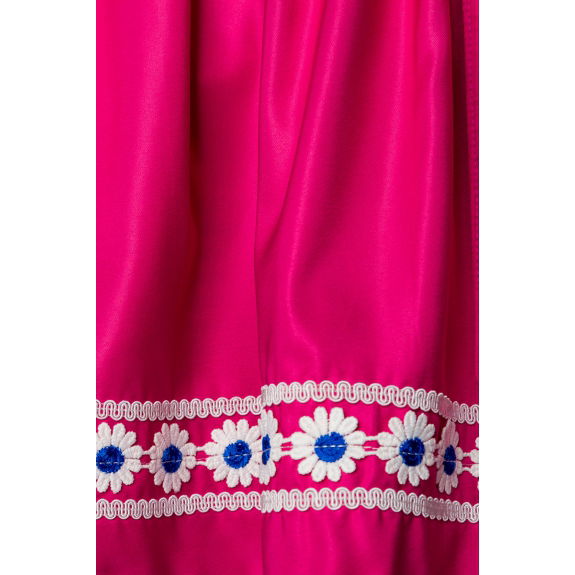 Traditionele Karodirndl roze/blauw geruit