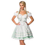 Pastel Dirndl jurk wit/groen Pastel Dirndl jurk wit/groen