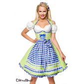 Onderborstdirndl met geruite schort