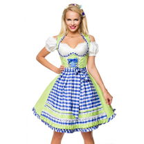Onderborstdirndl met geruite schort