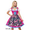 Dirndl jurk roze met bloemenschort Dirndl jurk roze met bloemenschort