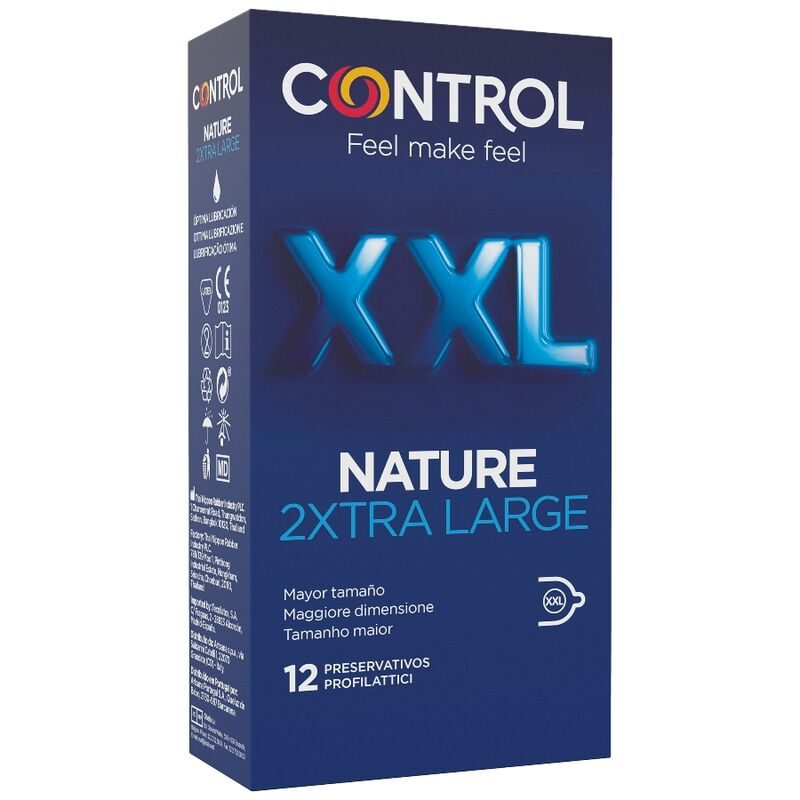 Control - Nature 2XTRA Grote XXL Condooms - 12 Stuks
