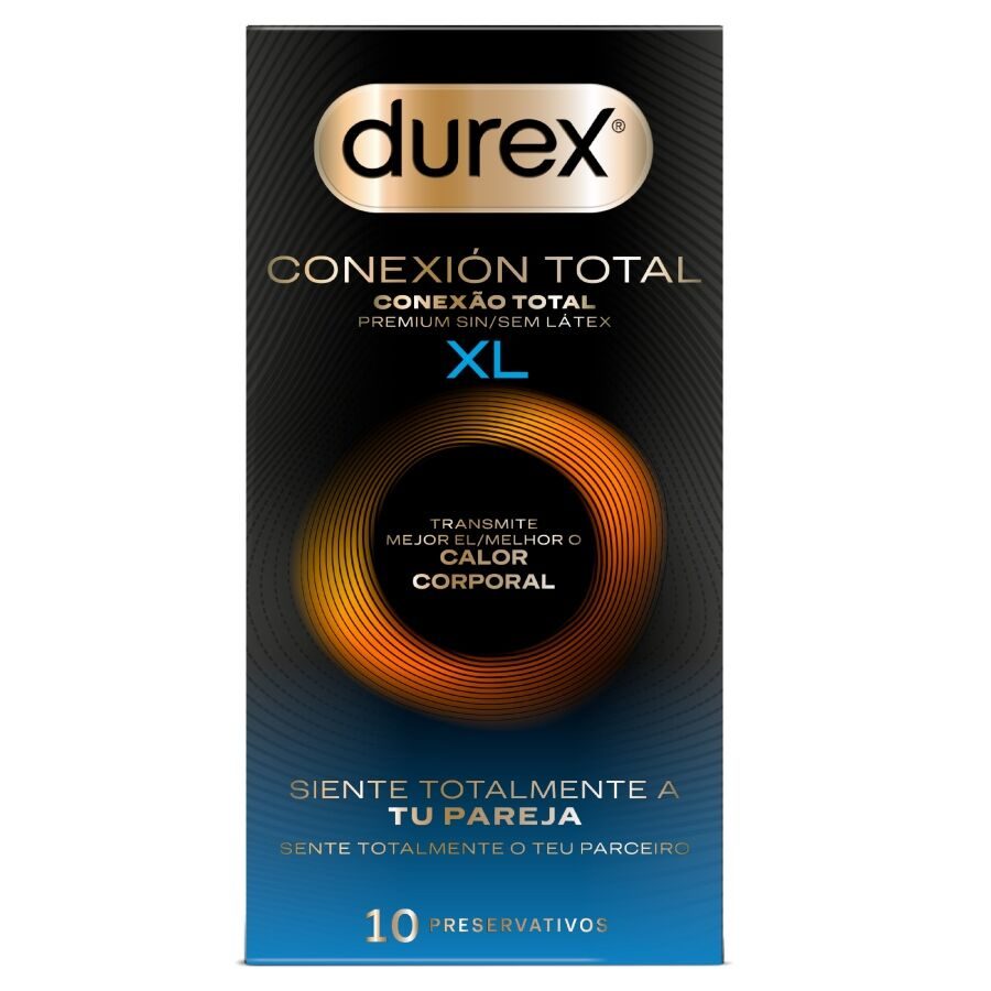 Durex - Total Connection XL Ultra Fine Plus Latex Vrij 10 Stuks