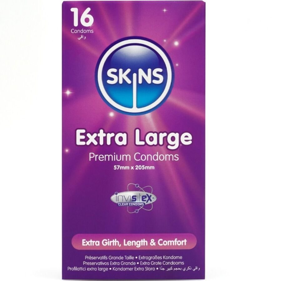 Skins - Extra Grote Premium Condooms Pak 16