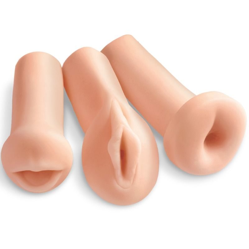 Extreme Toyz - Alle 3 Gaten Kit 3 Masturbators - afbeelding 3