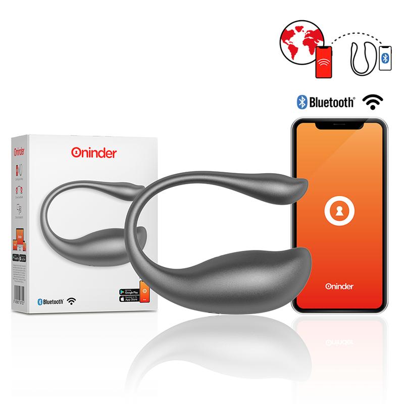 Oninder - Nairobi Zwart Vibrerend Ei - Gratis App