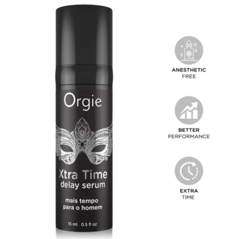 Orgie - Xtra Time Silicone Delay Serum Zonder Verdovingsmiddelen 15 ml