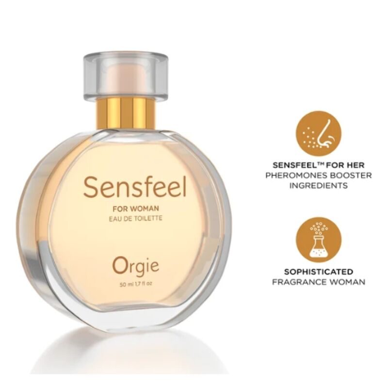 Orgie - Sensfeel Voor Vrouw Feromoon Booster Eau De Toilette 50 ml