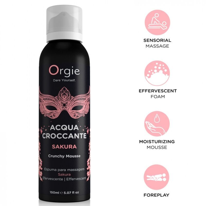 Orgie - Acqua Croccante Sakura Crunchy Massagemousse 150 ml