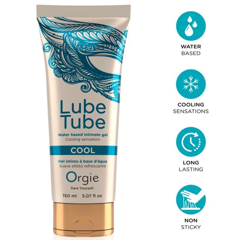 Orgie - Lube Tube Cool Verkoelend Intiem Gel Op Waterbasis 150 ml