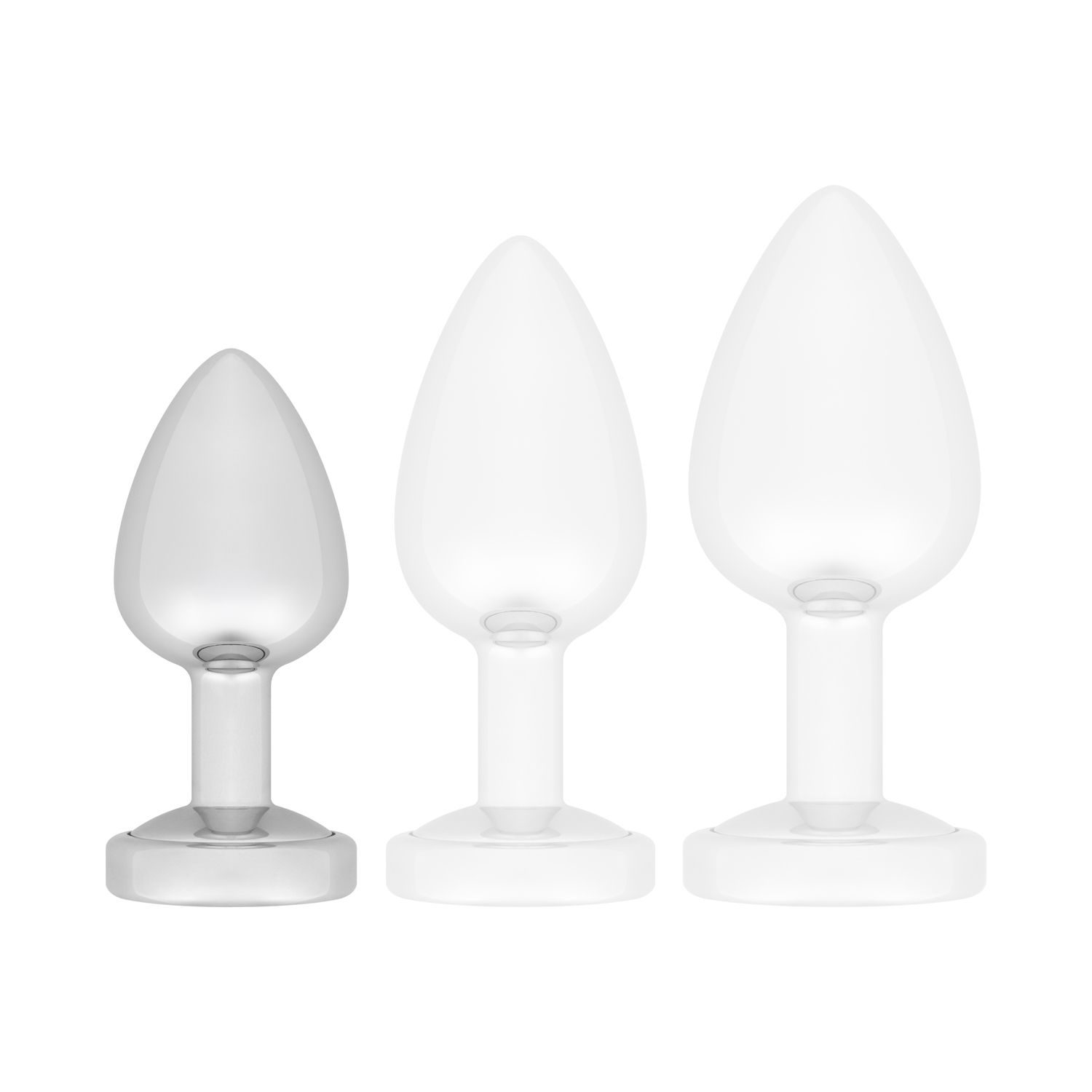 Easytoys Anal Collection - Buttplug LED Small - Zilver - afbeelding 9