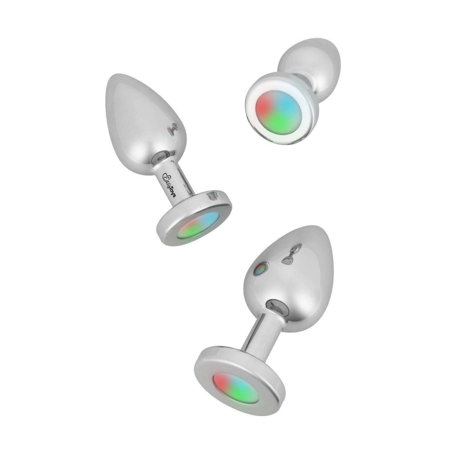Easytoys Anal Collection - Buttplug LED Large - Zilver - afbeelding 7