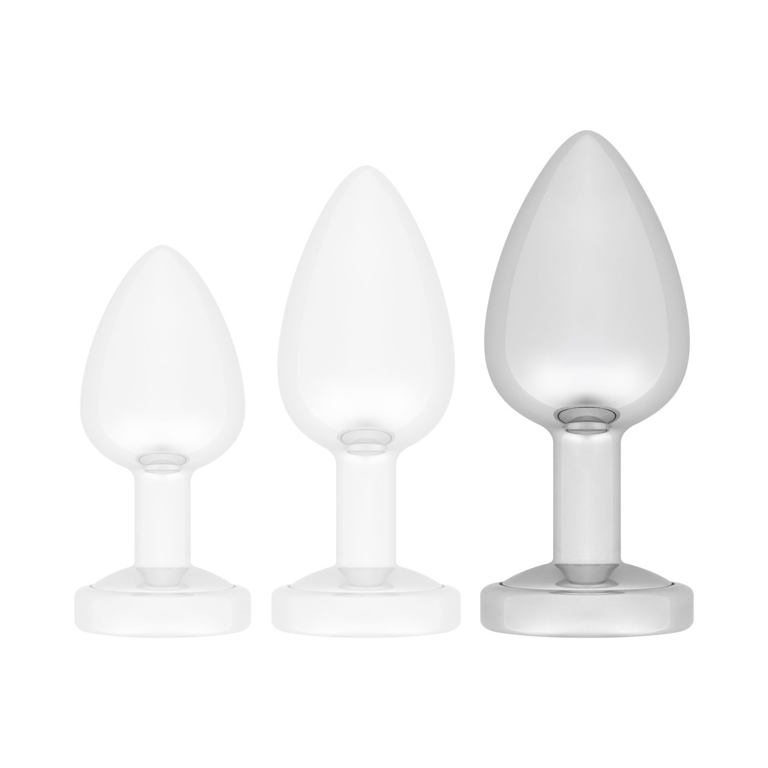 Easytoys Anal Collection - Buttplug LED Large - Zilver - afbeelding 9
