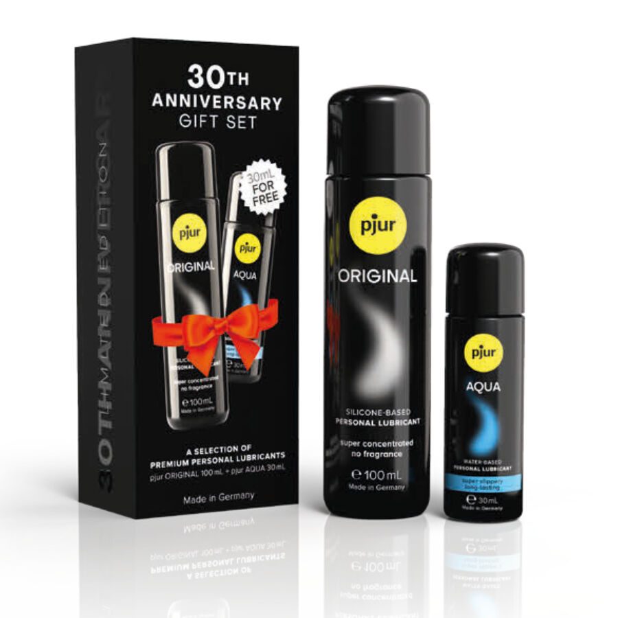 Pjur - Set 30-Jarig Jubileum Pjur Original 100 ml + Pjur Aqua 30 ml Als Cadeau