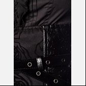 Waspie belt corset zwart