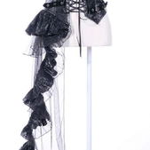 Waspie belt corset zwart