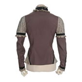 Steampunk-blouse met jabot